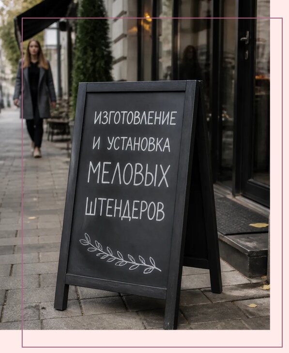 Меловые штендеры в Находке по цене от 6705 р. | Аванза-Нхд